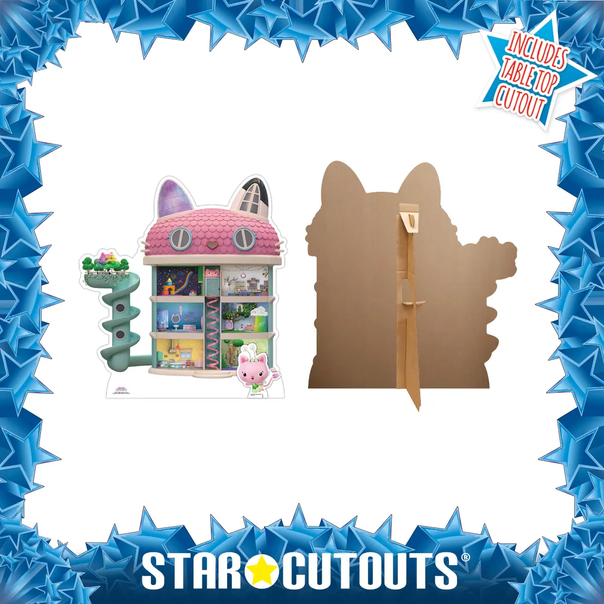 SC4277 Gabbys Dollhouse DreamWorks Official Small Mini Cardboard Cutout Standee 2