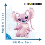 SC4290 Angel Lilo Stitch Official Medium Mini Cardboard Cutout Standee 3