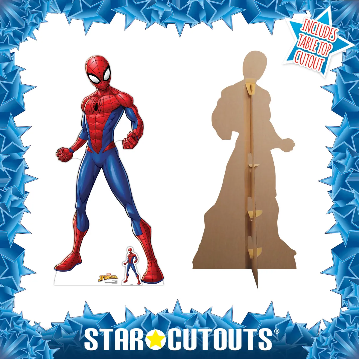 Spider-Man 'Spiderverse' (Marvel Spider-Man) Lifesize + Mini Cardboard Cutout Frame