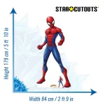 Spider-Man 'Spiderverse' (Marvel Spider-Man) Lifesize + Mini Cardboard Cutout Size