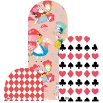Alice In Wonderland Disney Official Backdrop Triple Cardboard Cutout Front
