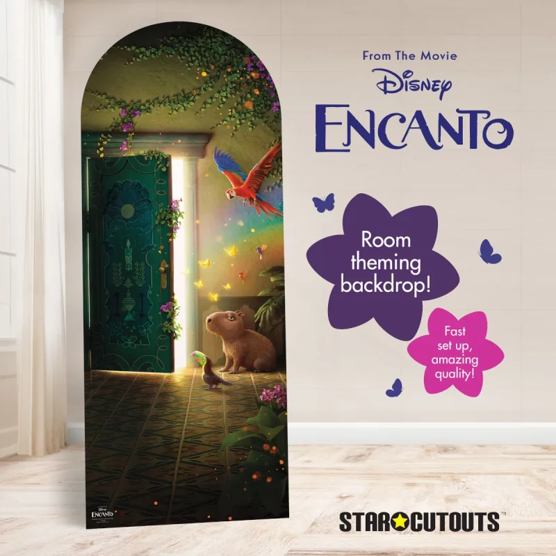 Encanto Door Disney Encanto Official Backdrop Single Cardboard Cutout Room