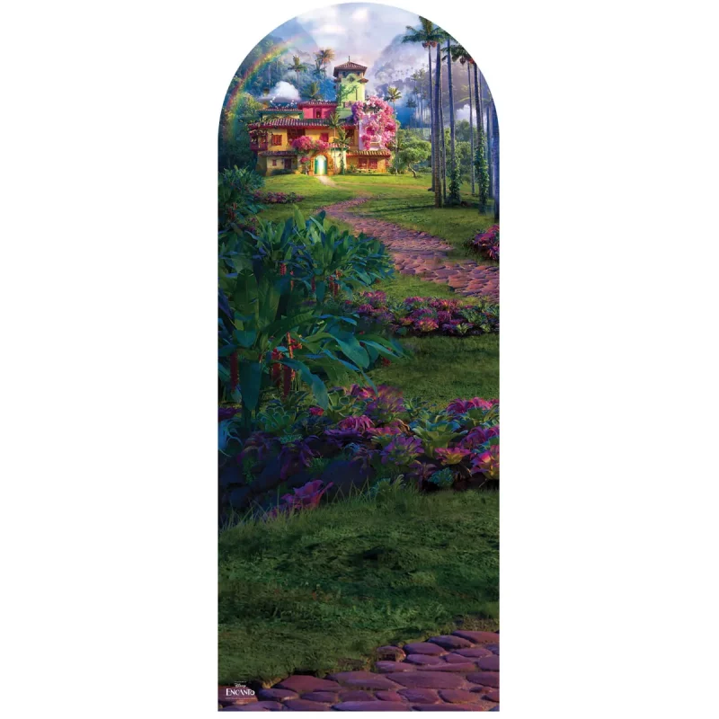 Encanto House Scene Disney Encanto Official Backdrop Single Cardboard Cutout Front