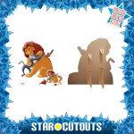 Mufasa & Rafiki Disney The Lion King Official Small + Mini Cardboard Cutout Frame