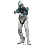 Phase 1 Clone Trooper Star Wars Official Lifesize Mini Cardboard Cutout Front
