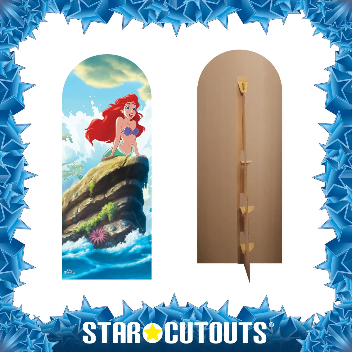 The Little Mermaid Disney Classic Official Backdrop Single Cardboard Cutout Frame