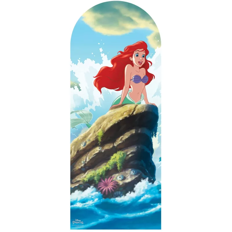 The Little Mermaid Disney Classic Official Backdrop Single Cardboard Cutout Front