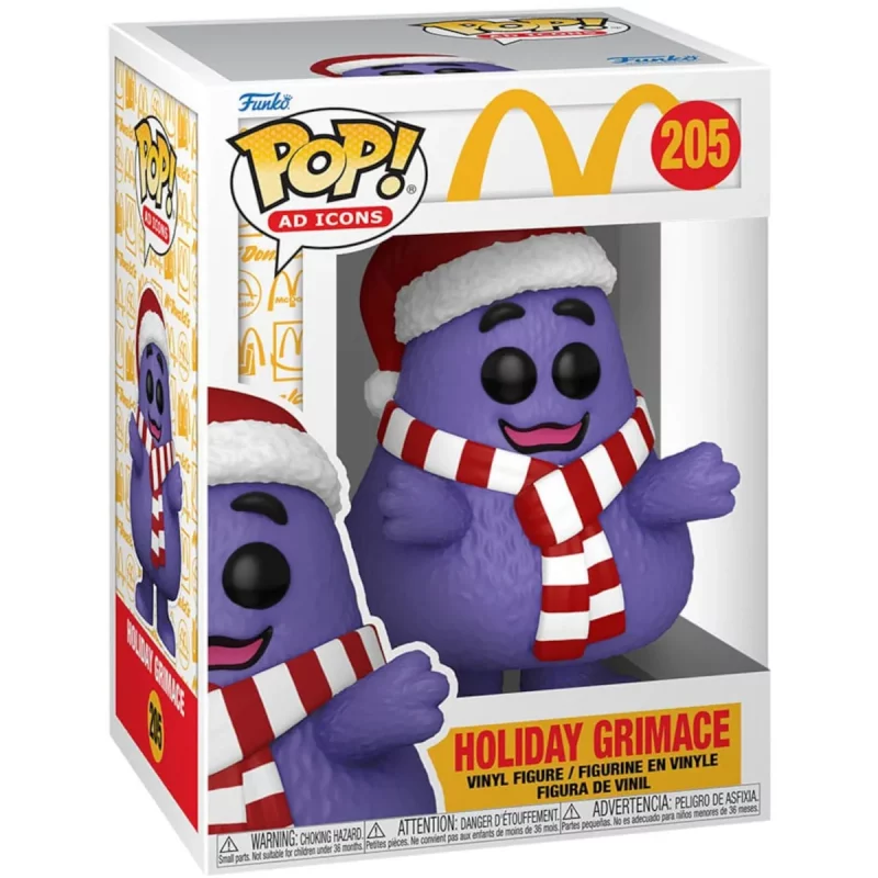 Funko Pop Ad Icons McDonalds Holiday Grimace Collectable Vinyl Figure Front