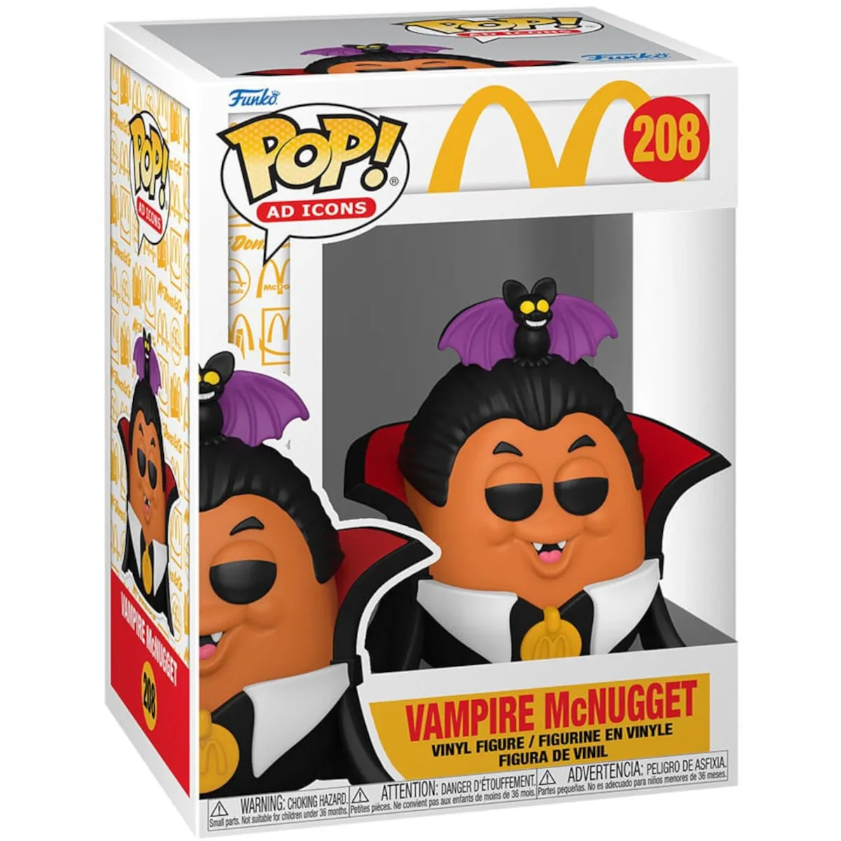 Funko Pop Ad Icons McDonalds Vampire McNugget Collectable Vinyl Figure Front