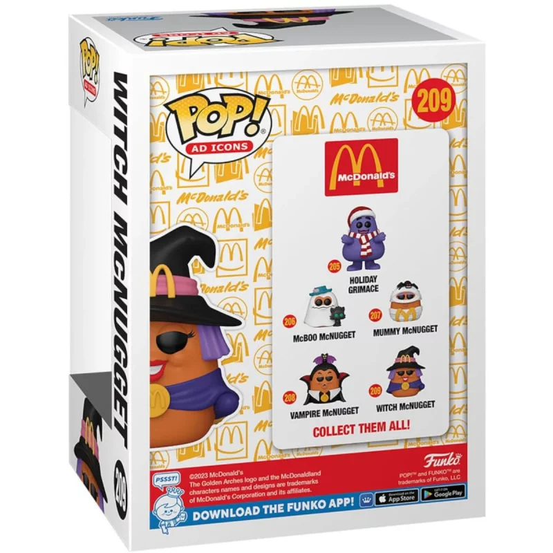Funko Pop Ad Icons McDonalds Witch McNugget Collectable Vinyl Figure Back