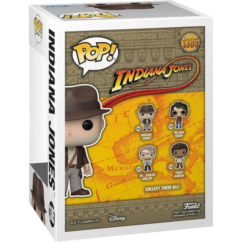 Funko Pop Indiana Jones and the Dial of Destiny Collectable Vinyl Figure Back