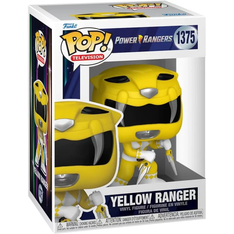 Funko Pop Television Power Rangers 30th Anniversary Yellow Ranger Collectable Vinyl Figure Front