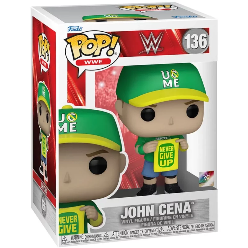 Funko Pop WWE John Cena Never Give Up Collectable Vinyl Figure Front