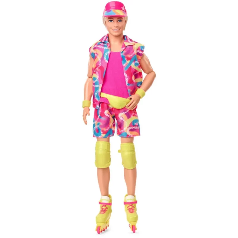 Barbie The Movie Collectible Ken Doll Wearing Retro-Inspired Inline Skate Outfit