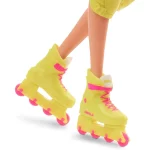 Barbie The Movie Doll Margot Robbie As Barbie Collectible Inline Skating Doll Skates