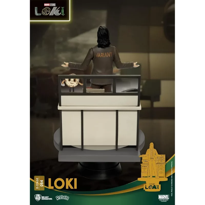 Beast Kingdom Loki D-Stage 16cm PVC Diorama Statue Back