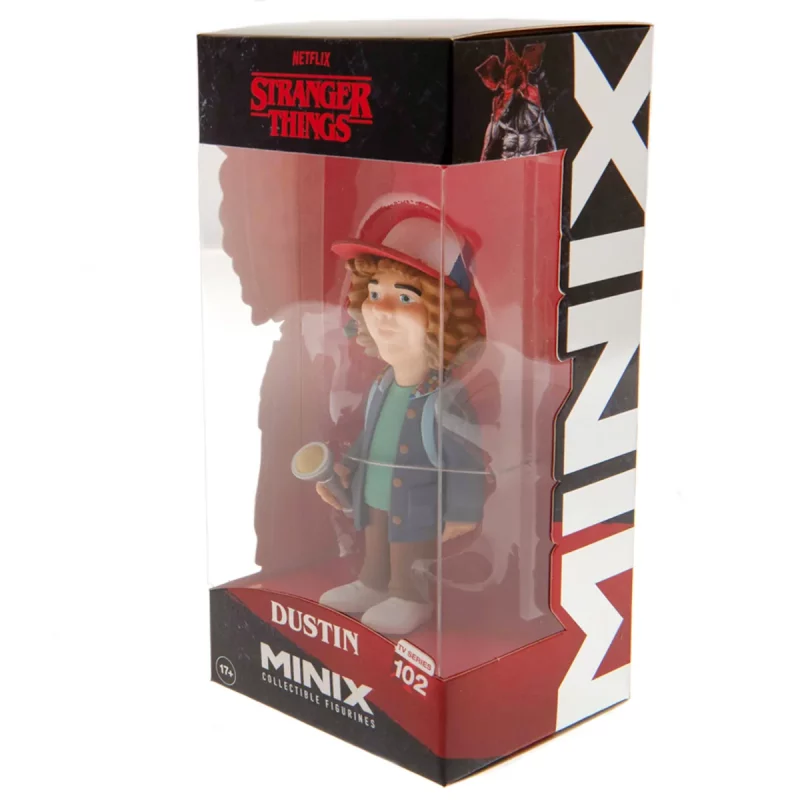 Dustin Henderson Stranger Things 12cm MINIX Collectable Figure Box Right
