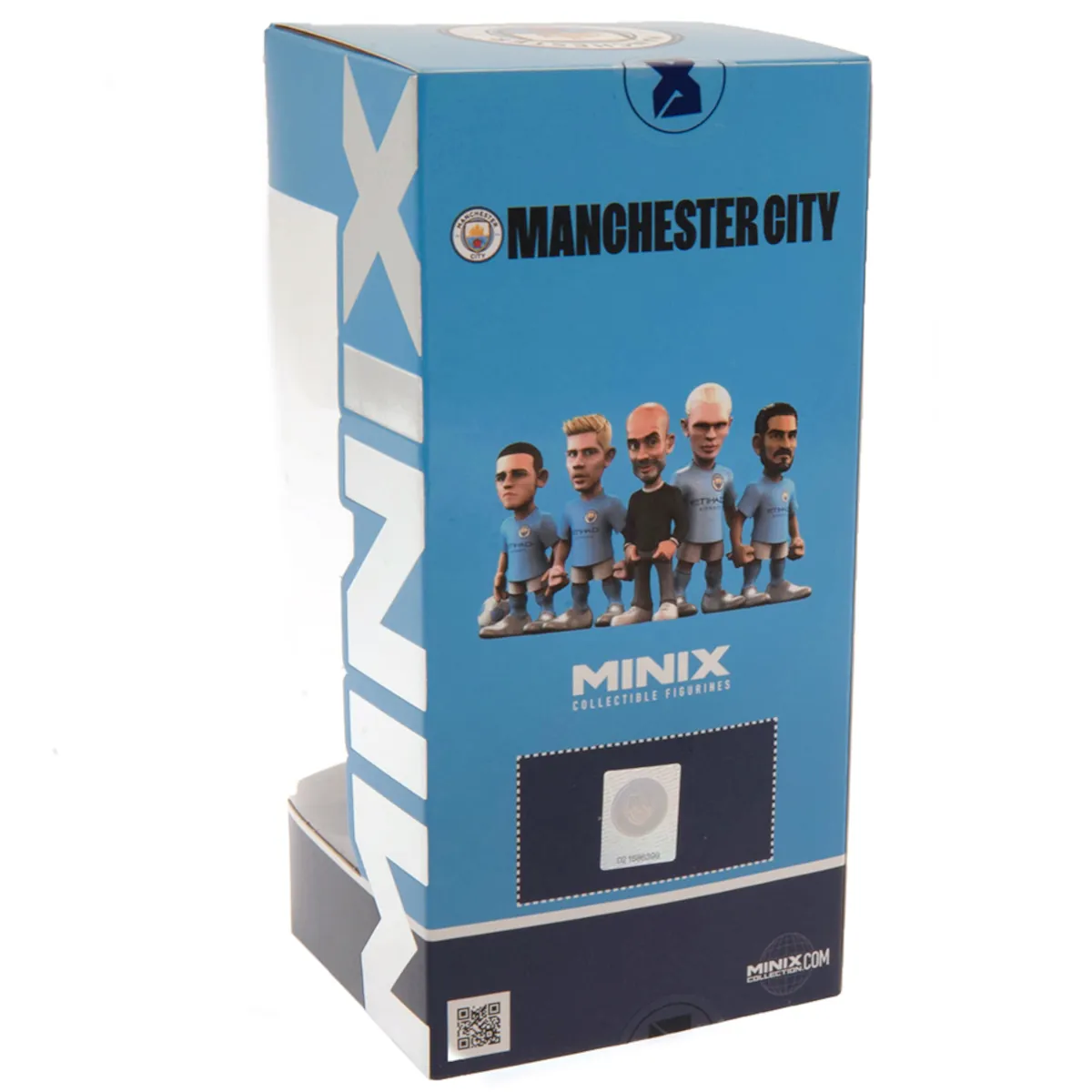 Erling Haaland Manchester City FC 12cm MINIX Collectable Figure Box Back