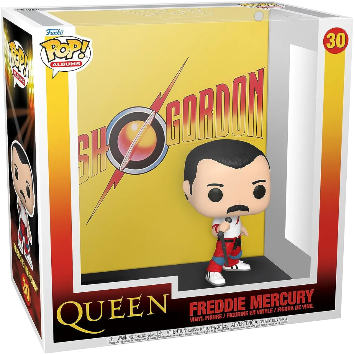 Funko Pop Albums Queen Freddie Mercury Flash Gordon Collectable Vinyl Figure Box Front