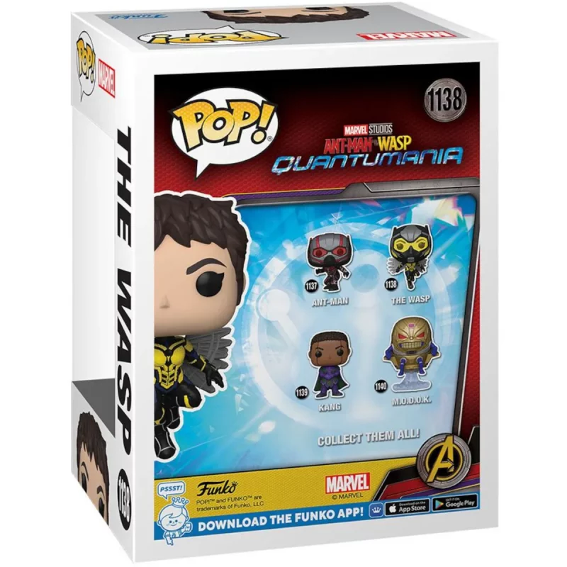 Funko Pop Marvel Ant-Man and The Wasp Quantumania The Wasp Collectable Vinyl Figure Chase Back