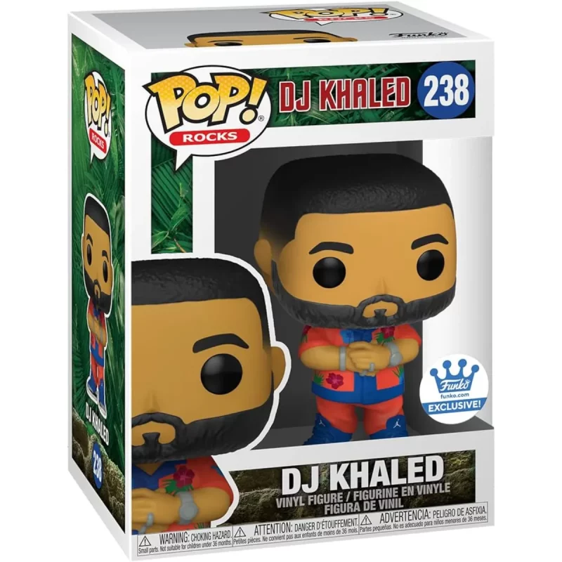 Funko Pop Rocks DJ Khaled Collectable Vinyl Figure Box