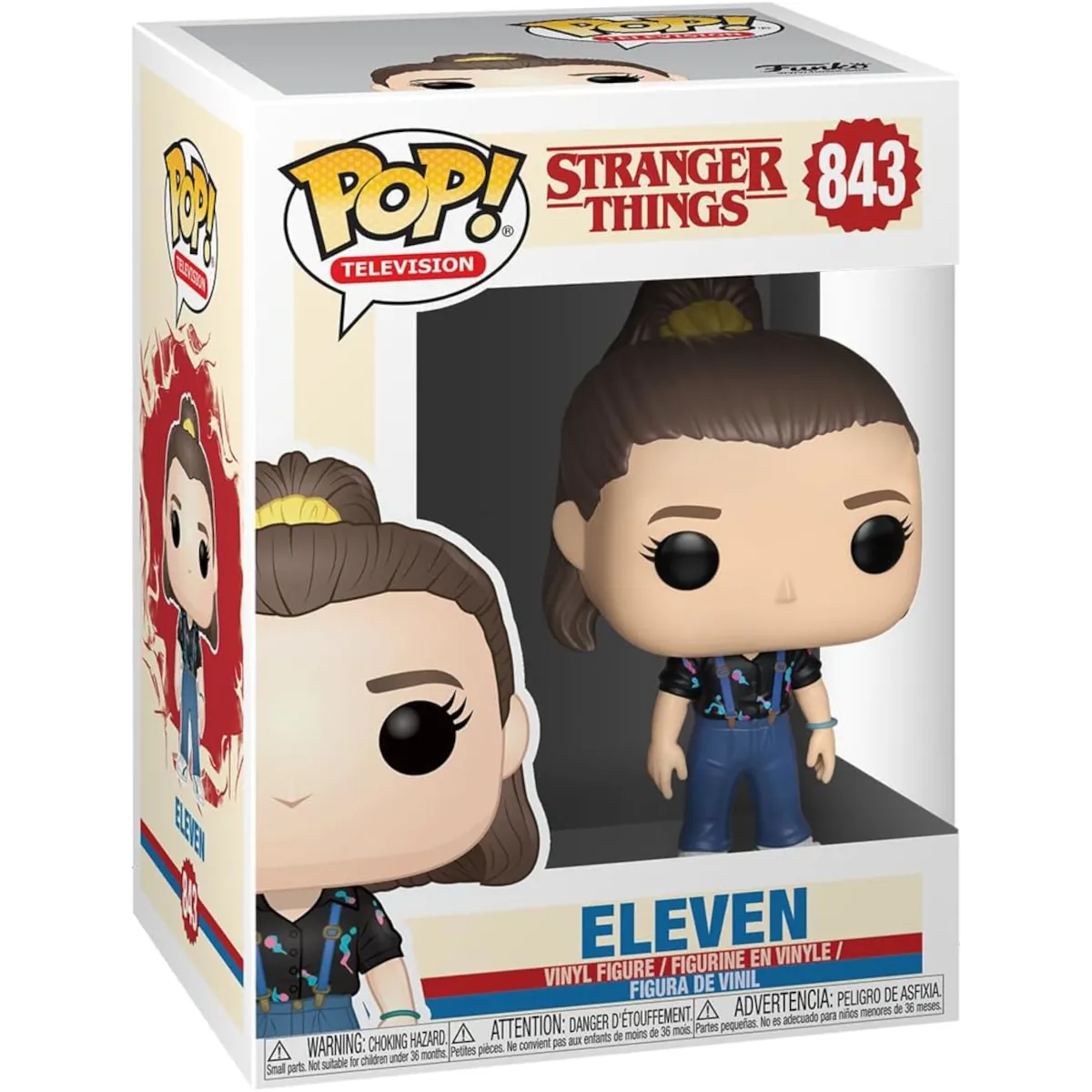 Funko Pop Television Stranger Things Eleven (Suspenders) Collectable Vinyl Figure Box