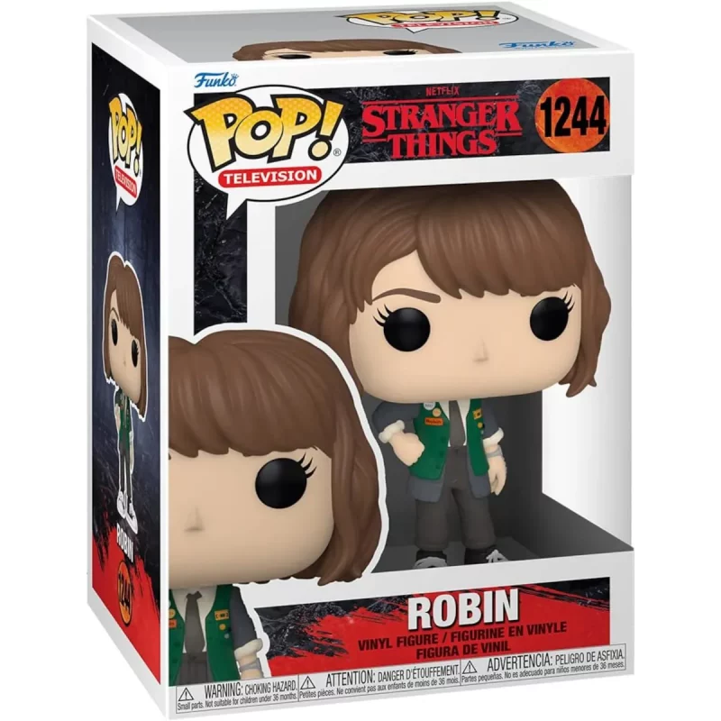 Funko Pop Television Stranger Things Robin Collectable Vinyl Figure Box