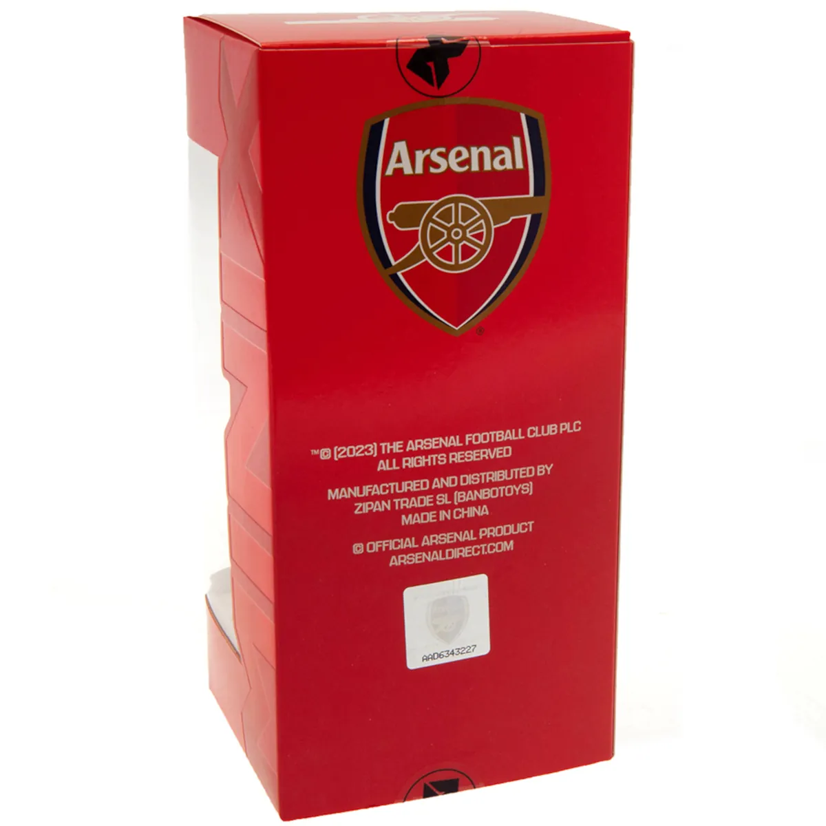 Gabriel Jesus Arsenal FC 12cm MINIX Collectable Figure Box Back