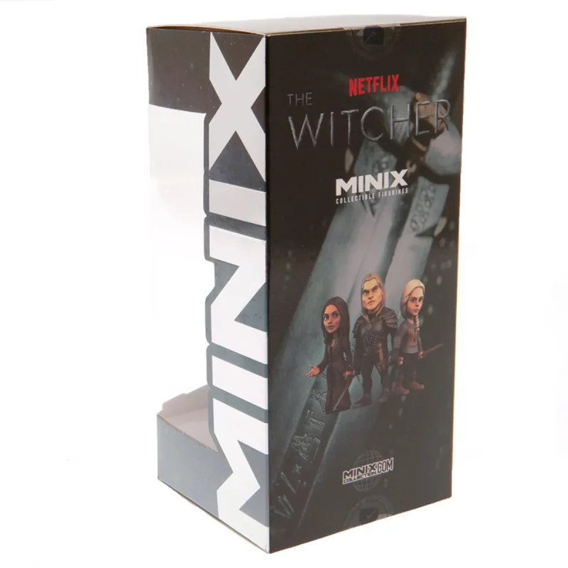 Geralt of Rivia The Witcher 12cm MINIX Collectable Figure Box Back