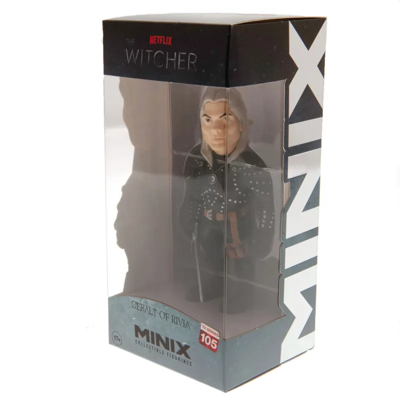Geralt of Rivia The Witcher 12cm MINIX Collectable Figure Box Right