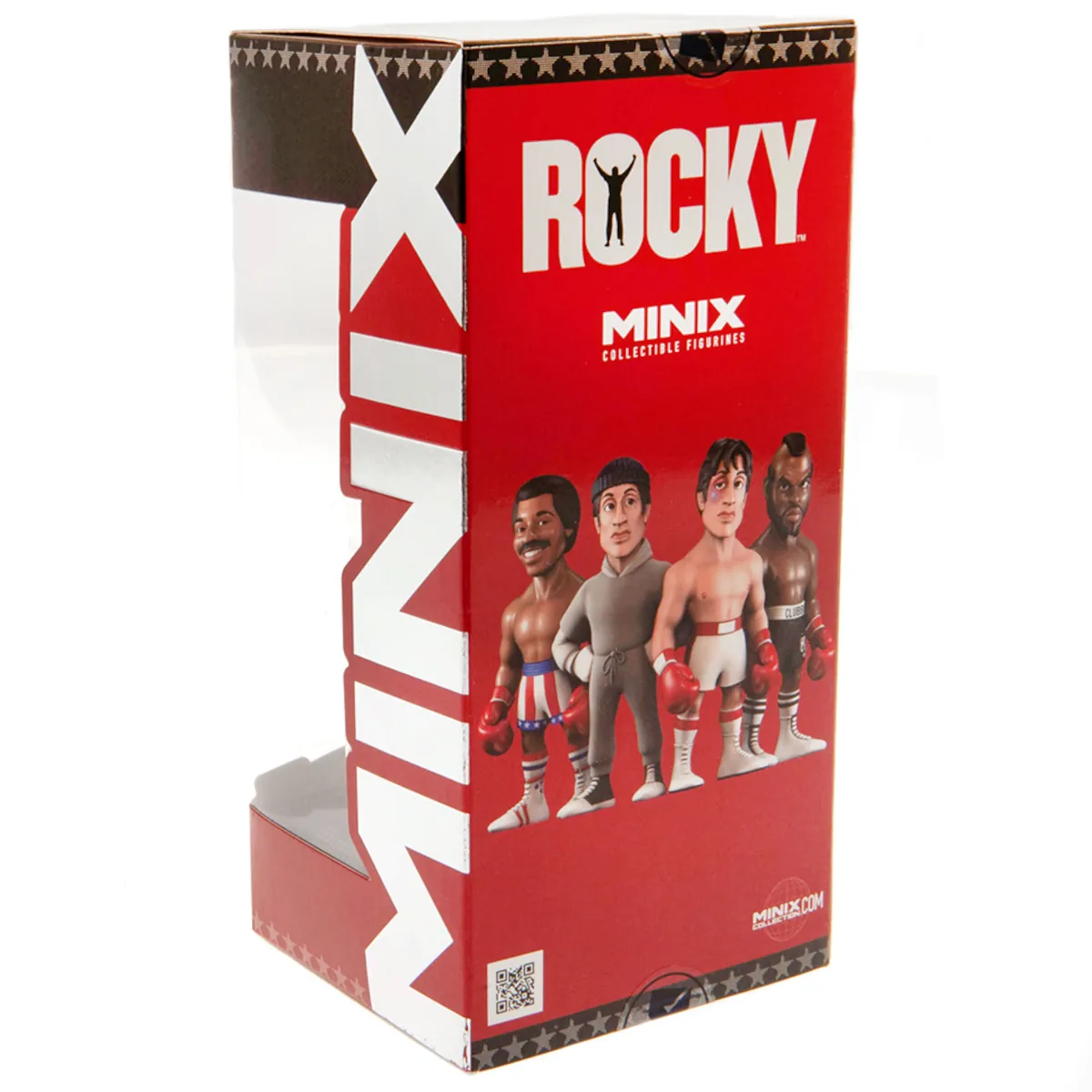 Rocky Balboa Training 12cm MINIX Collectable Figure Box Back