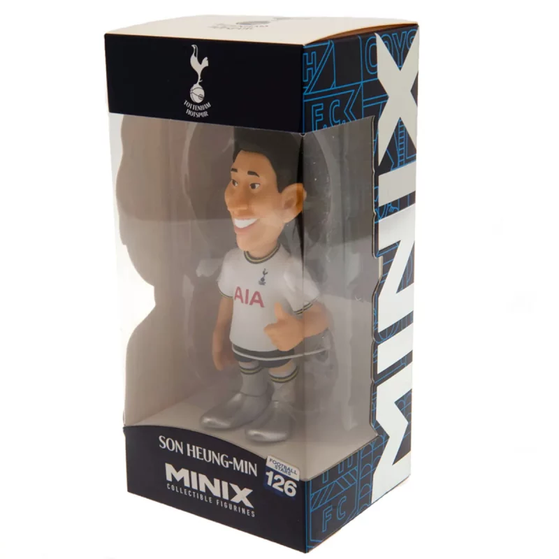 Son Heung-min Tottenham Hotspur FC 12cm MINIX Collectable Figure Box Left