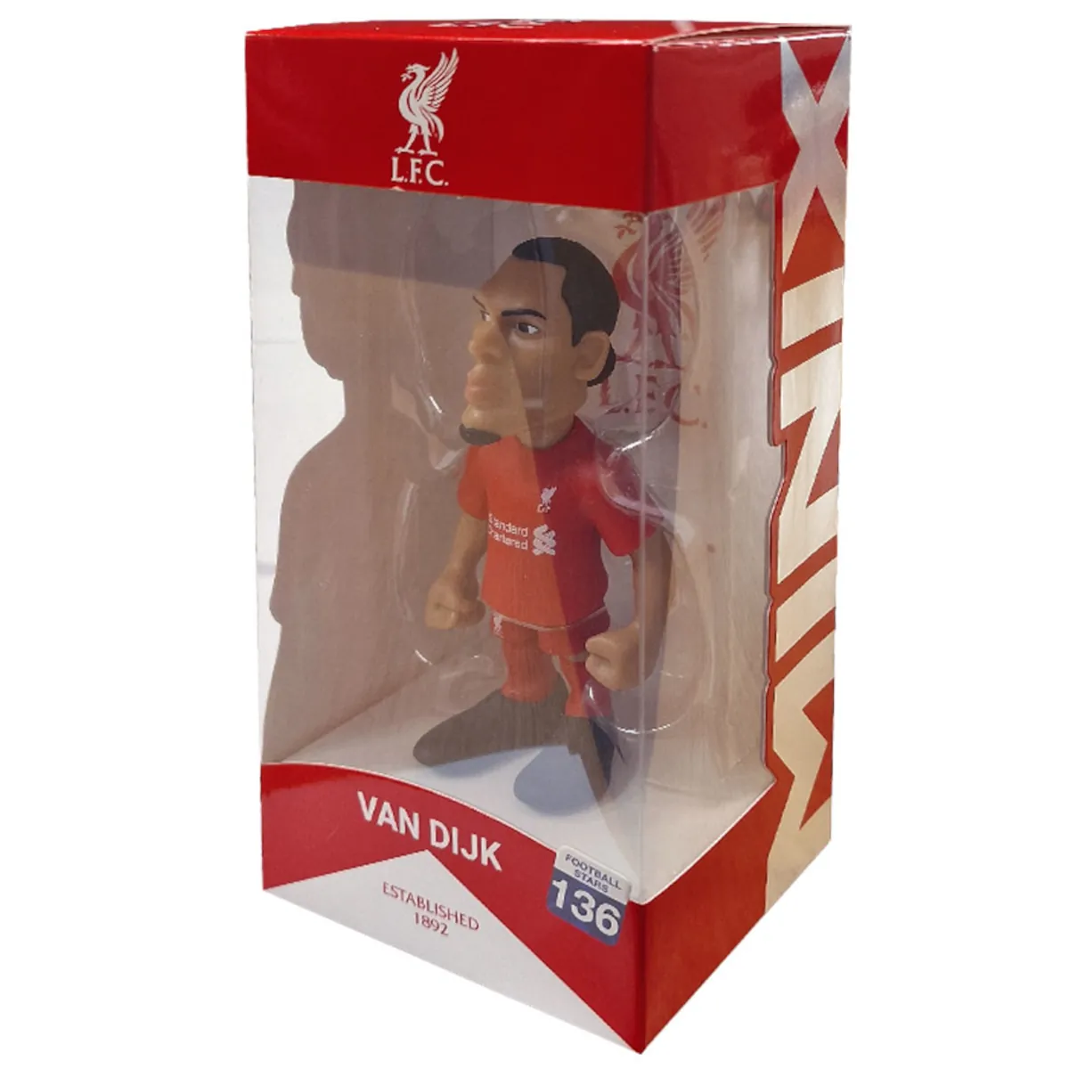 Virgil van Dijk Liverpool FC 12cm MINIX Collectable Figure Box