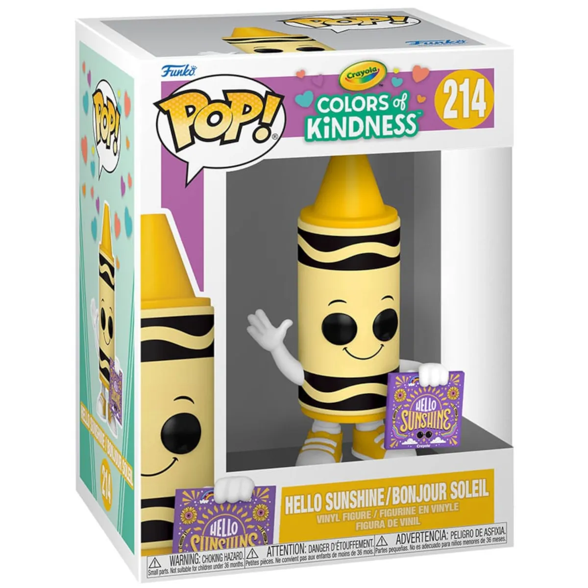 Funko Pop Ad Icons Crayola Colors of Kindness Hello Sunshine Collectable Vinyl Figure Box Front