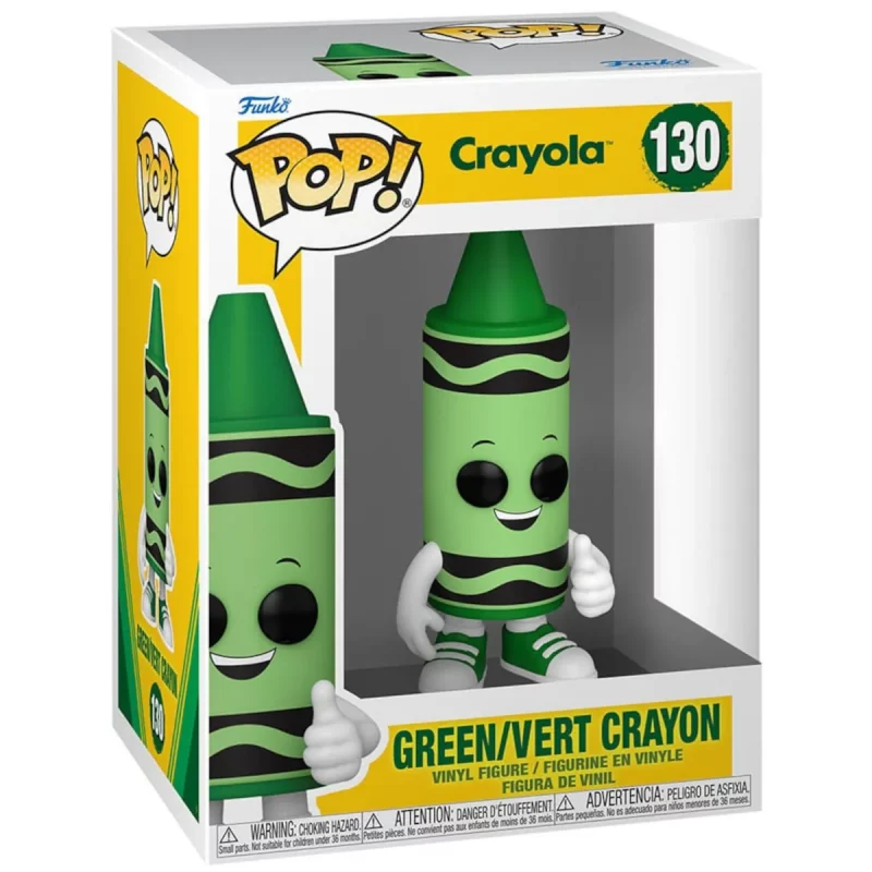 Funko Pop Ad Icons Crayola Green Crayon Collectable Vinyl Figure Box Front