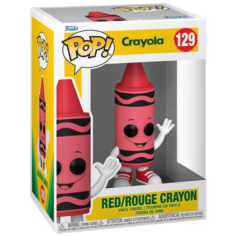 Funko Pop Ad Icons Crayola Red Crayon Collectable Vinyl Figure Box Front