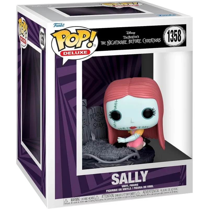 Funko Pop! Disney The Nightmare Before Christmas Sally with Gravestone Deluxe Collectable Vinyl Figure Box Front