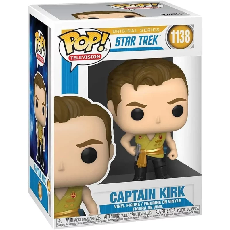 Funko Pop! Television Star Trek (Original Series) Captain Kirk Collectable Vinyl Figure Box