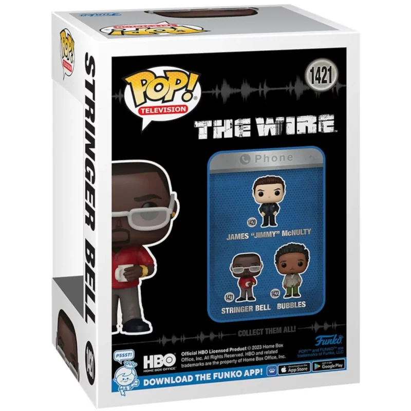 Funko Pop! Television The Wire Stringer Bell Collectable Vinyl Figure Box Back