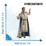 SC4363 King Magnifico (Disney Wish) Official Lifesize + Mini Cardboard Cutout Standee Size