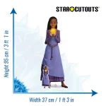 SC4387 Asha with Wishing Star (Disney Wish) Official Small + Mini Cardboard Cutout Standee Size