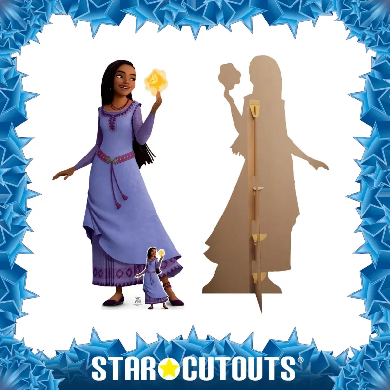 SC4399 Asha Legend of the Wishing Star (Disney Wish) Official Lifesize + Mini Cardboard Cutout Standee Frame
