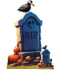 SC4476 Cartoon Tombstone (Halloween) Lifesize + Mini Cardboard Cutout Standee Front