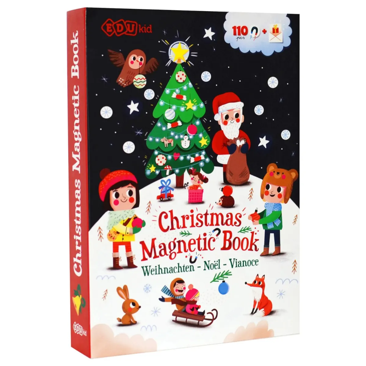 The Christmas Magnetic Book 4 Scenes To Create Front