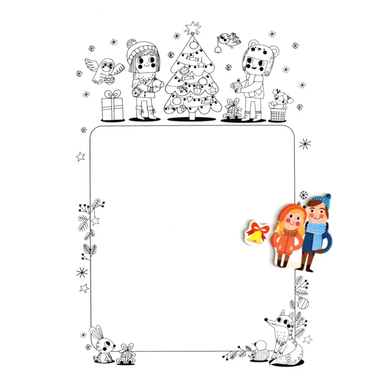 The Christmas Magnetic Book 4 Scenes To Create Page