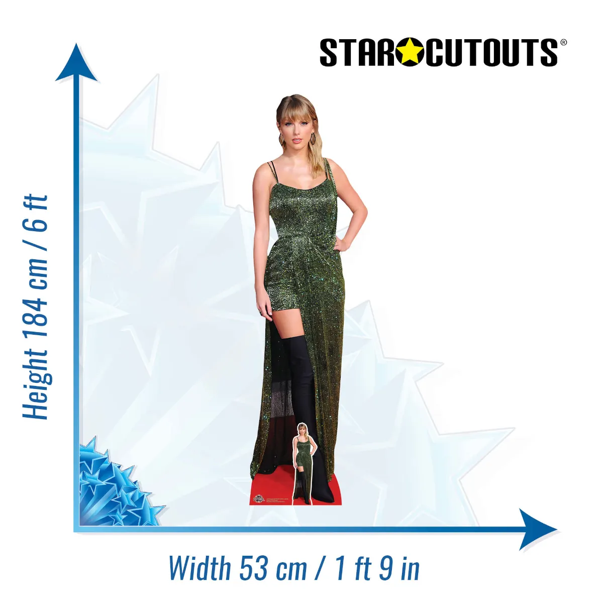 Beloved UK Taylor Swift cardboard cutout auctioned for charity in memory of  slain transgender teen – 97.9 WRMF
