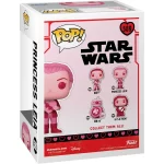 Funko Pop! Star Wars Valentines Princess Leia Collectable Vinyl Figure Box Back