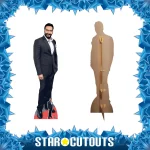 CS1120 Ajay Devgn 'Black Suit' (Indian Actor) Lifesize + Mini Cardboard Cutout Standee Frame