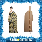 CS1179 Deepika Padukone 'Sari' (Indian Actress) Lifesize + Mini Cardboard Cutout Standee Frame