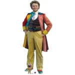 SC4400 The Sixth Doctor 'Colin Baker' (Doctor Who) Official Lifesize + Mini Cardboard Cutout Standee Front